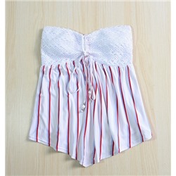 Тонкая блузка с V-образным вырезом, на одной пуговице, свободная линия плеча