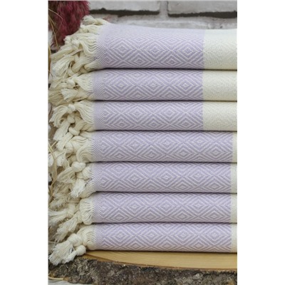 Fabric Box %100 Doğal Pamuk Elmas Peştemal Banyo Havlusu Türk Havlusu Hamam Plaj Havlusu