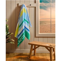 Lacoste Home Sunscreen Stripe Cotton Beach Towel 36" x 72"