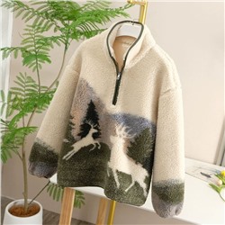 Тёплый флисовый свитшот унисекс OYSH*O  Экспорт