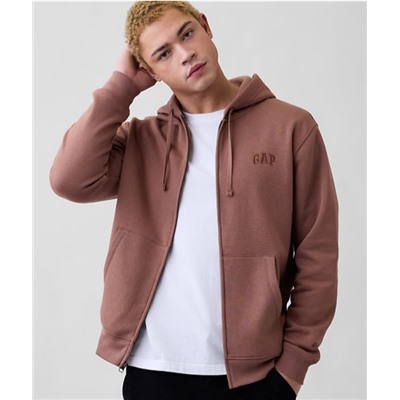 Adult Relaxed Gap Logo Zip Hoodie