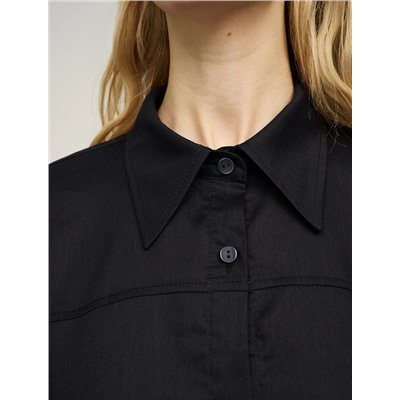 Синяя рубашка из крапивы