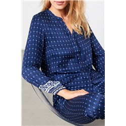 Ночная рубашка Bobi Темно- синяя