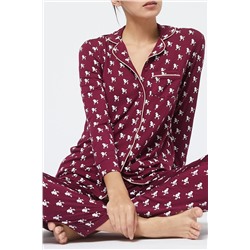 Сливовая ночная рубашка Pacco