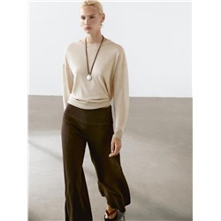 Jersey punto oversize 100% lino