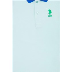 Erkek Çocuk Su Yeşili Polo Yaka Tişört