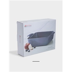 Форма для запекания, 24 см, фарфор P, квадратная, синяя, Indulgence