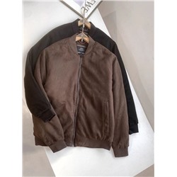 Мужская теплая куртка бомбер Hawk*e&C*o из искусственной замши, экспорт