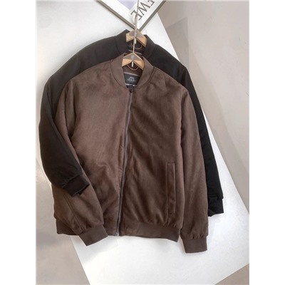 Мужская теплая куртка бомбер Hawk*e&C*o из искусственной замши, экспорт