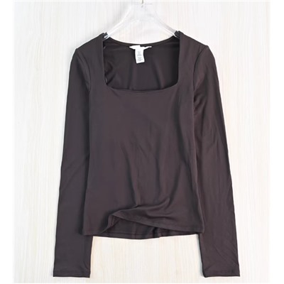 Женская однотонная мягкая стрейчевая футболка  Н*М