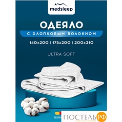MedSleep WHITE CLOUD Одеяло 175х200,1пр,хлопок/хлопок.вол./микровол.