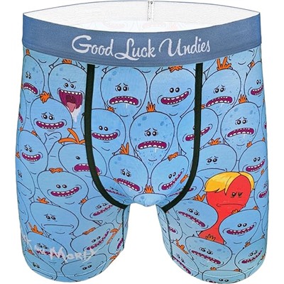 Good Luck Undies Men's Rick and Morty Boxer Brief Underwear