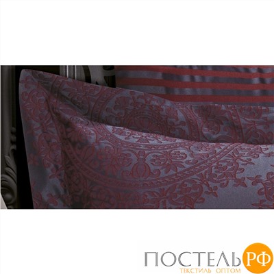 Постельное белье Карвен бамбук евро N065 Tiara бордовый