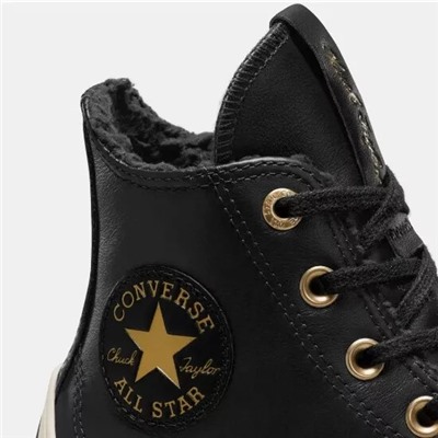 Converse Run Star Legacy Leather & Fur Sherpa Black - A12442C Expeditedship