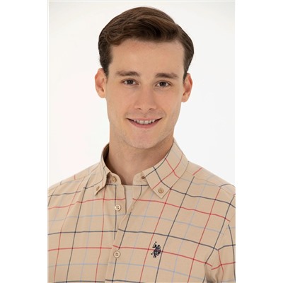 Erkek Ekoseli Kum Gömlek