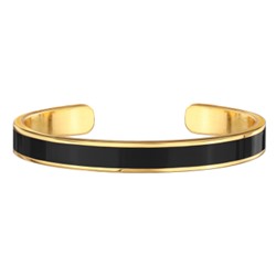 Браслет Палитра (эмаль черная; покрытие золото), Есть комплект
