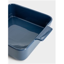 Форма для запекания, 24 см, фарфор P, квадратная, синяя, Indulgence