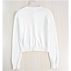 Женский кардиган из хлопковой смеси с жемчужными пуговицами МАССИМО Д