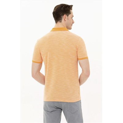 Erkek Turuncu Polo Yaka Tişört