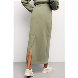 Юбка длинная макси с разрезом 388KHK