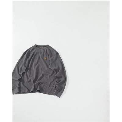 Лонгслив из вафельной ткани (4 цвета)  Кархат*т