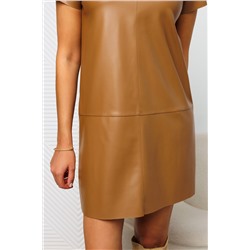 Платье из экокожи 200-1