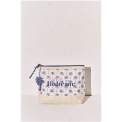 Neceser mediano rafia palmeras