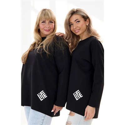 Кофта футер life дл/р