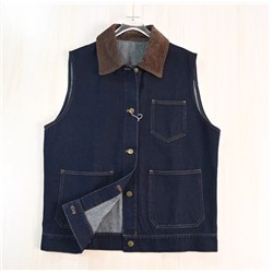 Женский элегантный джинсовый жилет АЙСИК*Л