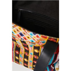 Bolso shopping bag bordados