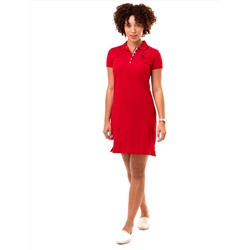 TIPPED POLO DRESS