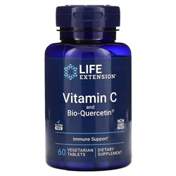 Life Extension, витамин C и Bio-Quercetin, 60  таблеток