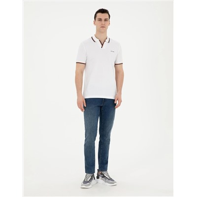 Beyaz Slim Fit Tişört