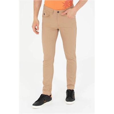 Erkek Camel Kanvas Pantolon