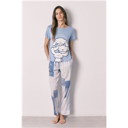 Pijama largo Cinnamoroll Patchwork