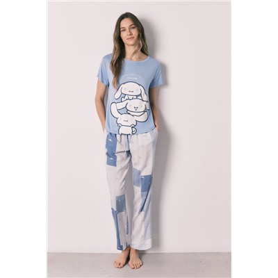Pijama largo Cinnamoroll Patchwork