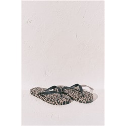 Chanclas anchas animal print