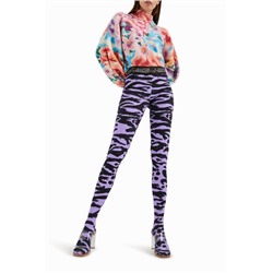 Legging slim animal print