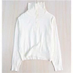 Свитер в стиле ретро с косичной вязкой АЙСИК*Л