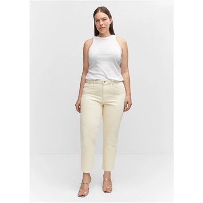 Jeans rectos crop