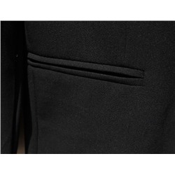 Однотонный простой костюмный пиджак