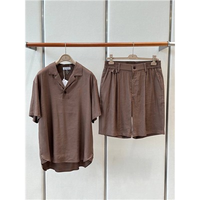 Мужские льняные шорты из комплекта    (5 цветов ) брунелл*о кучинелл*и