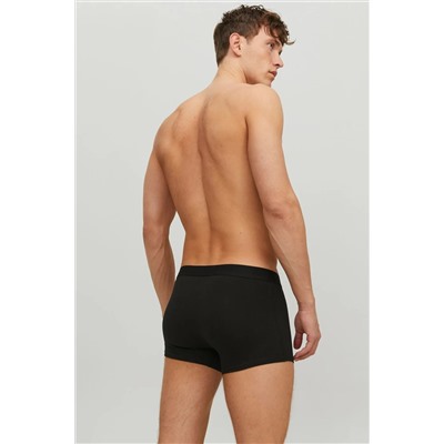 Jack & Jones JACWAISTBAND TRUNKS 3 PAC Siyah Erkek Boxer 101069440