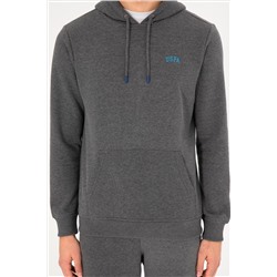 Erkek Antrasit Melanj Basic Sweatshirt