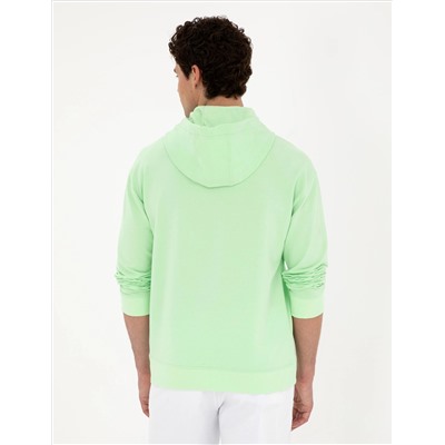Fıstık Yeşili Regular Fit Sweatshirt
