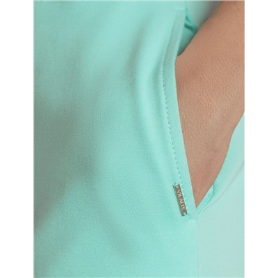 Прямые трикотажные брюки на резинке из футера двухнитки эластичные