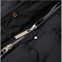 Женское теплое зимнее длинное хлопковое пальто с капюшоном в клетку