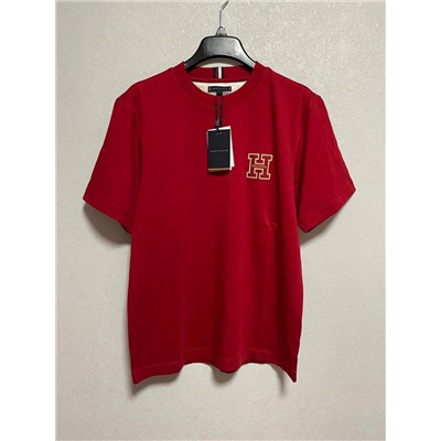 Футболка из плотного мерсеризованного хлопка 3 цвета ТОММИ ХИЛФИГЕ*Р