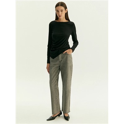 Джинсы Mom Fit 369, D369/gabbro