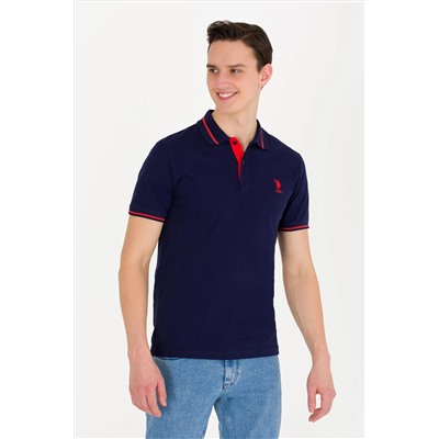 Erkek Lacivert Basic Polo Yaka Tişört